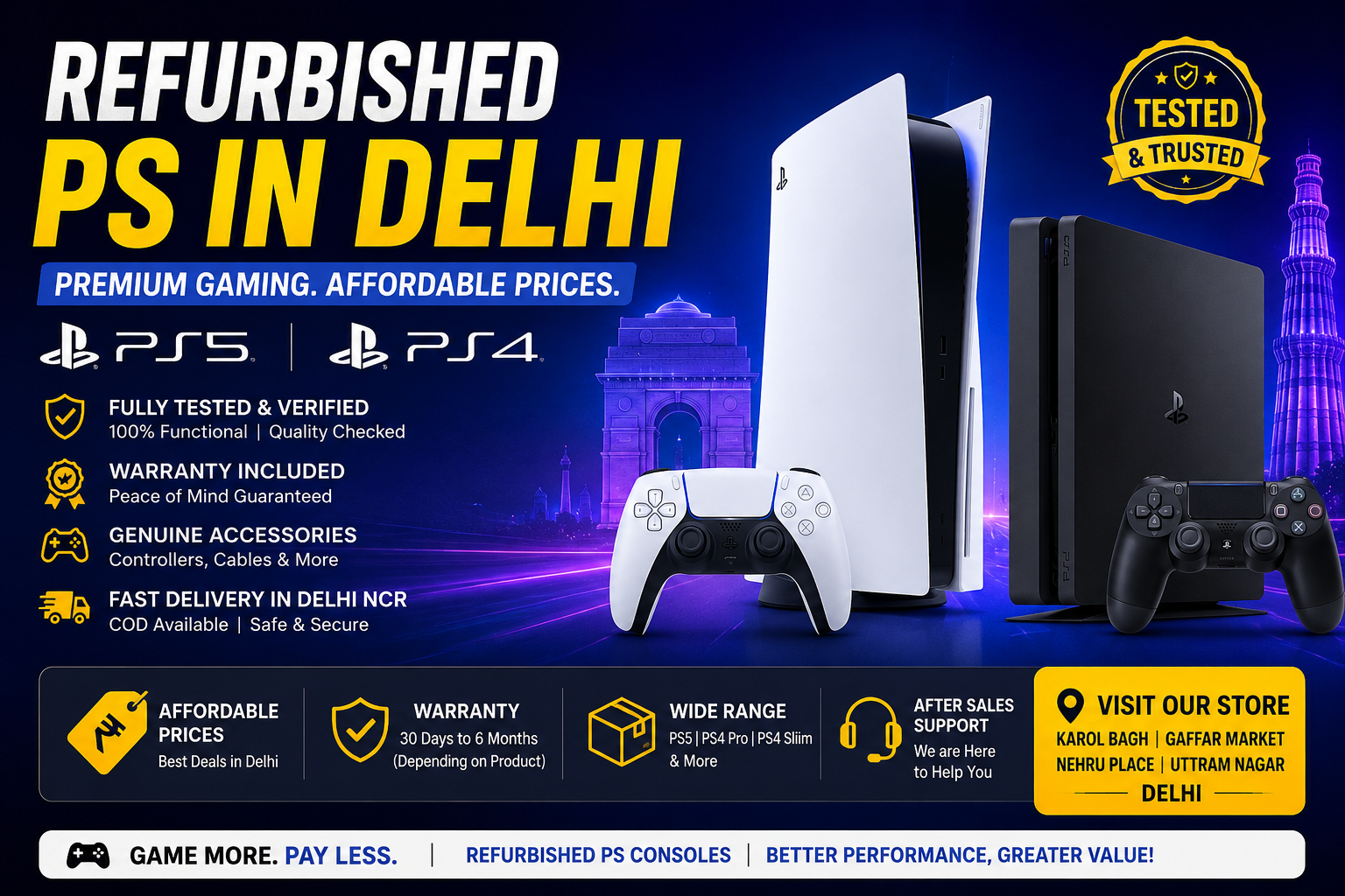 Refurbished PS in Delhi